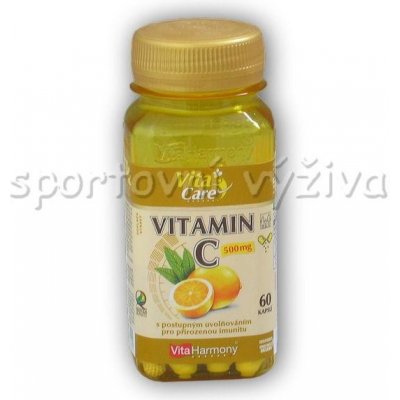 VitaHarmony Vitamín C 500 mg se šípky 60 kapslí