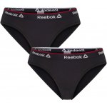 Reebok Dámské kalhotky 2 kusy černá – Zboží Mobilmania