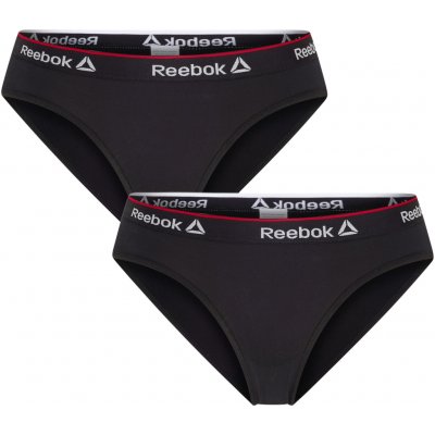 Reebok Dámské kalhotky 2 kusy černá – Zboží Mobilmania