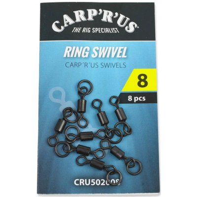 Carp R Us Obratlík s Kroužkem Ring Swivel vel.8 8ks – Sleviste.cz