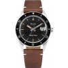 Hodinky Nivada Grenchen Antarctic 32038A - Brown Leather White Stitching