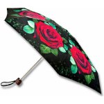 Fulton Tiny 2 Huge rose dámský skládací deštník černý – Sleviste.cz