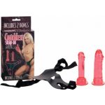 Seven Creations Crotchless nasazovací strap on 2 Dongs Hot – Zboží Mobilmania