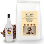 Haniell Kokosový rum Malibu 100% brazilská arabica s exotickou chutí kokosu a rumu zrnková 0,2 kg – Hledejceny.cz