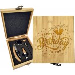 Sablio Dárková sada na víno Happy birthday to you 2: 147×168×49 mm – Hledejceny.cz