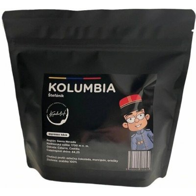 KÁVOHOLIK Káva Štefánik Kolumbia 100% arabika zrnková 250 g – Hledejceny.cz