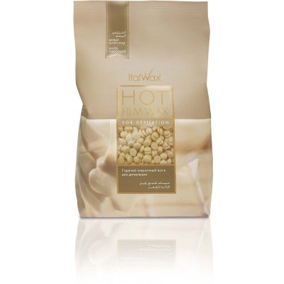 Italwax FilmWax depilační vosk samostržný voskové granule bílá čokoláda 1 kg – Zboží Dáma