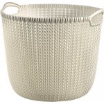 Curver Knit kulatý koš 30 l bílý – Zboží Dáma