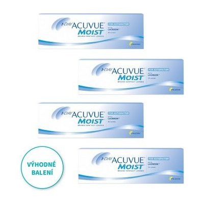 Johnson & Johnson 1-Day Acuvue Moist for Astigmatism 30 čoček 4 ks – Hledejceny.cz