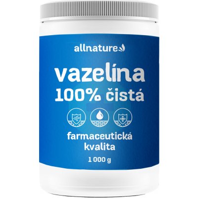 Allnature Vazelína 100% čistá farmaceutická kvalita 1000 g – Zboží Mobilmania