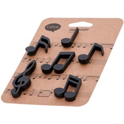 Hudební magnety POZNÁMKY – Zboží Dáma