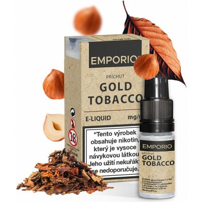 Imperia Emporio Gold Tobacco 10 ml 9 mg – Zboží Mobilmania