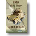 Zdeněk Čechal lehký tank Fiat L6/40 stavebnice papírového modelu – Hledejceny.cz