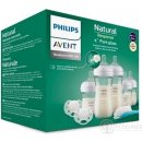 Odsávačka mateřského mléka Philips Avent Breast Pumps a kojenecká láhev 125 ml a kojenecká láhev 260 ml a jednorázové vložky do podprsenky 6 ks a pouzdro a VIA pohárek s víčkem 3 ks