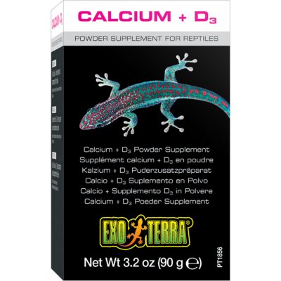 Hagen Exo Terra doplňkové krmivo kalcium + vitamín D3 90 g – Zboží Dáma