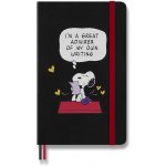 Moleskine Zápisník Peanuts tvrdé desky A5 linkovaný černý – Zbozi.Blesk.cz