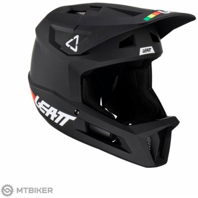 Leatt MTB 1.0 DH V.23 black 2023 – Zboží Mobilmania