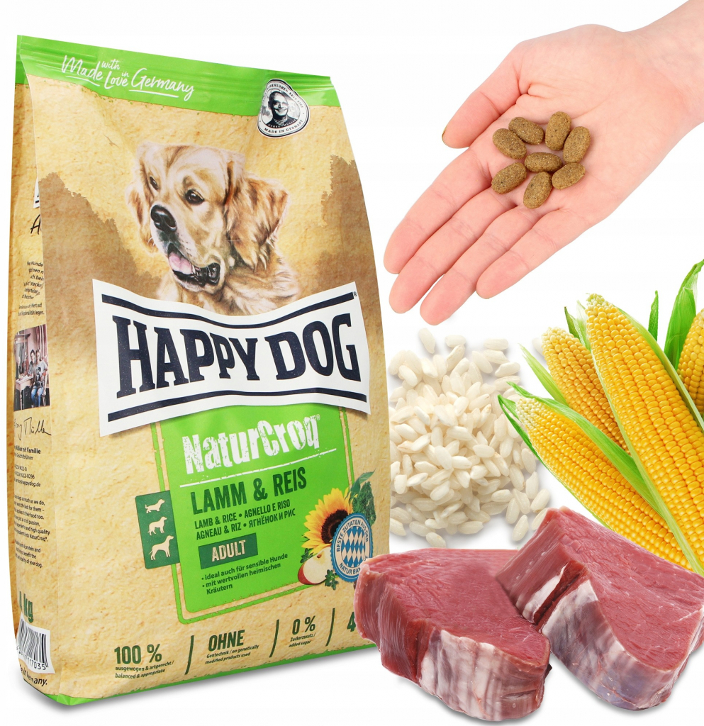 Happy Dog Natur Croq jehněčí &rýže 4 kg