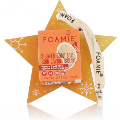 Foamie INT Star Papaya - Tuhý sprchový gel 20 g
