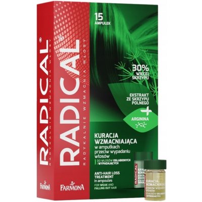 Farmona Radical Hair Loss péče proti vypadávání vlasů Horse Tail Provitamine B5 Trichogen Polyplant Hair Inuline 15 x 5 ml – Zboží Mobilmania