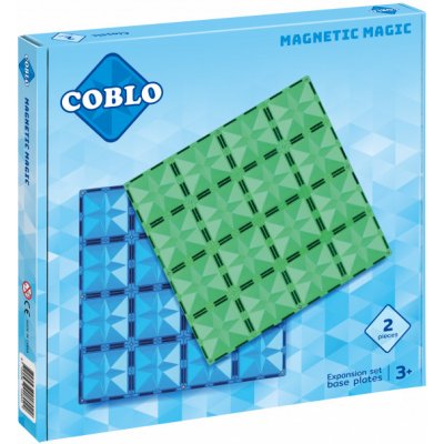COBLO - Magnetická základna 2 díly - Classic - modrá a zelená – Zbozi.Blesk.cz