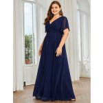 Ever Pretty společenské šaty EE00614 modrá – Zboží Mobilmania