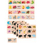 Woody Puzzle stínové Hledání stínů Mašinka – Zboží Mobilmania