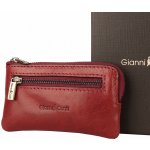Klíčenka Gianni Conti no. 073 Luxusní kožená hladká tmavěčervená – Zbozi.Blesk.cz