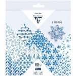Clairefontaine Papíry na origami 15 x 15 cm 60 ks modro bílé – Zboží Dáma