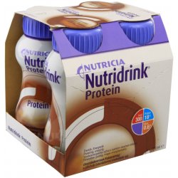 Lék volně prodejný NUTRIDRINK PROTEIN S PŘÍCHUTÍ ČOKOLÁDOVOU POR SOL 4X200ML