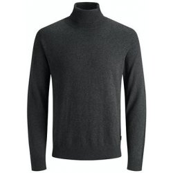 Jack&Jones pánský svetr JJEEMIL Regular Fit 12157417 dark grey melange