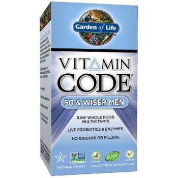 Garden of Life Vitamin Code 50 pro muže po padesátce 120 kapslí