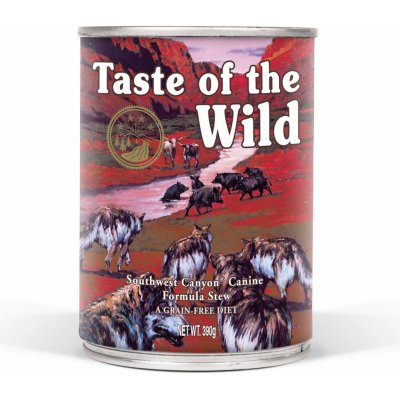 Taste of the Wild Southwest Canyon pes 390 g – Hledejceny.cz
