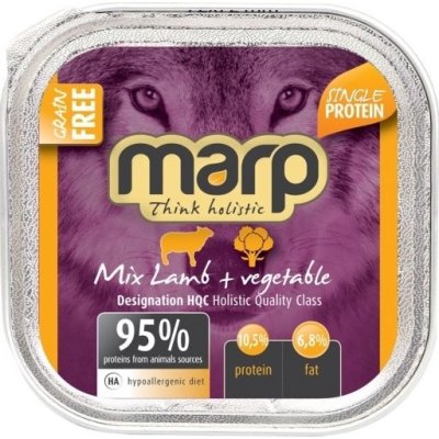 Marp Mix vanička pro psy jehně+zelenina 16x100g