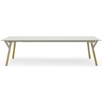 Varaschin rozkládací Link obdélníkový 200-255x100x72 cm rám kov nohy teak deska HPL kat. A – Hledejceny.cz