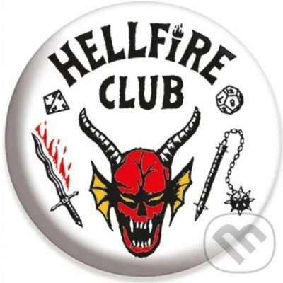 Pyramid International placka Stranger Things Hellfire Club – HobbyKompas.cz