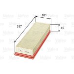 Vzduchový filtr VALEO 585025 – Hledejceny.cz