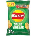 Walkers bramborové chipsy s příchutí soli a octa 70 g – Zboží Dáma