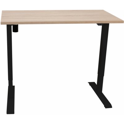 PROFIdesk Mercury černá podnož 118 x 60 x 2,5 cm dub bardolíno H1145