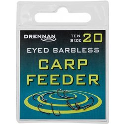 Drennan bez Protihrotu Eyed Carp Feeder Barbless vel.14 10ks