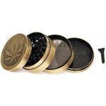 WeedShop čtyřdílná drtička s listem – Zboží Dáma