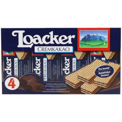 Loacker Sušenky klasické kakaové (4x45 g) 180 g – Zboží Mobilmania