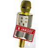Karaoke Verk 01377 Karaoke Bluetooth mikrofon 1800mAh zlatá