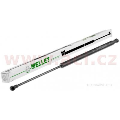 vzpěra zd. dveří MELLET vč. 2 ks čepů 9900Z04 (celk. délka 509 mm, délka zdvihu 200 mm, síla 420 N) – Hledejceny.cz