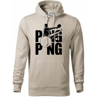 Shadow ping-pong, černý potisk mikina Premium – Zboží Dáma