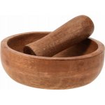 Excellent Hmoždíř s tloučkem mangové dřevo 15 x 15 x 5 cm – Zboží Dáma