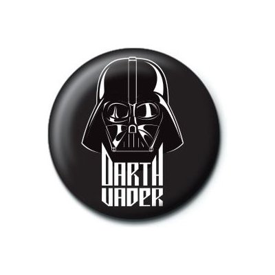 Pyramid International placka Star Wars Darth Vader Black – Zboží Mobilmania