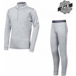 Sensor Merino Bold dětský set triko dl.rukáv zip + spodky cool gray – Sleviste.cz