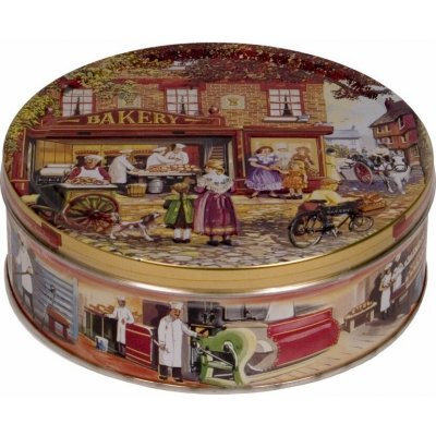 Jacobsens Bakery Máslové sušenky v plechové dóze Baker Shop 400 g – Sleviste.cz