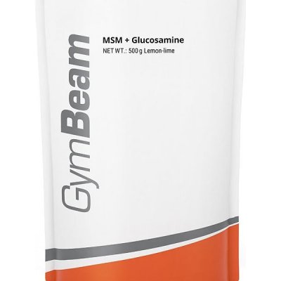 GymBeam MSM + Glucosamin citrón limetka 500 g – Hledejceny.cz